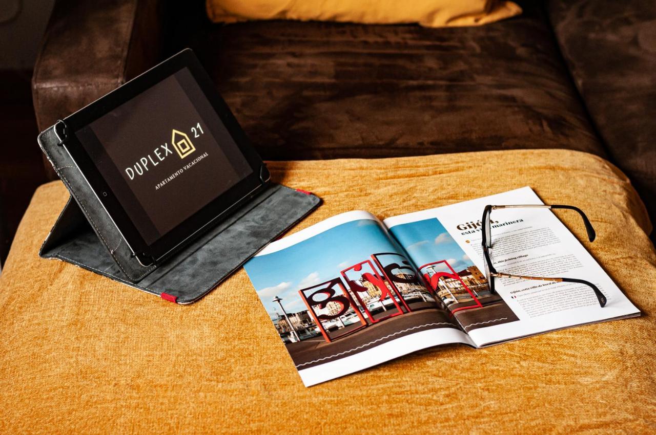 Duplex 21, Alojamiento Cerca De La Playa Con Wifi Хихон Экстерьер фото
